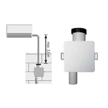 HL 138 klímaszifon falon belüli